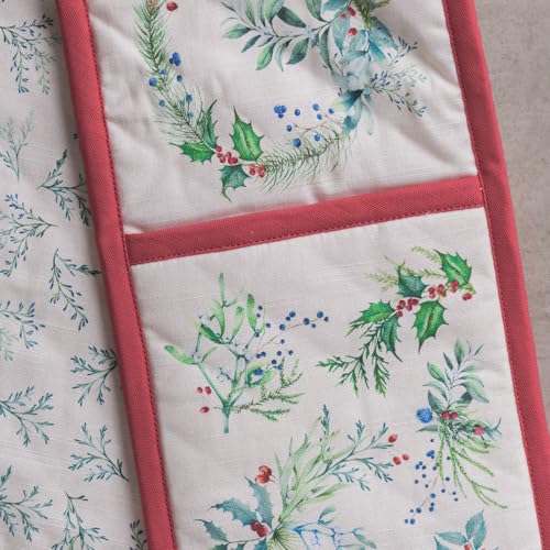 Double Oven Mitts 100% Cotton Double Oven Glove