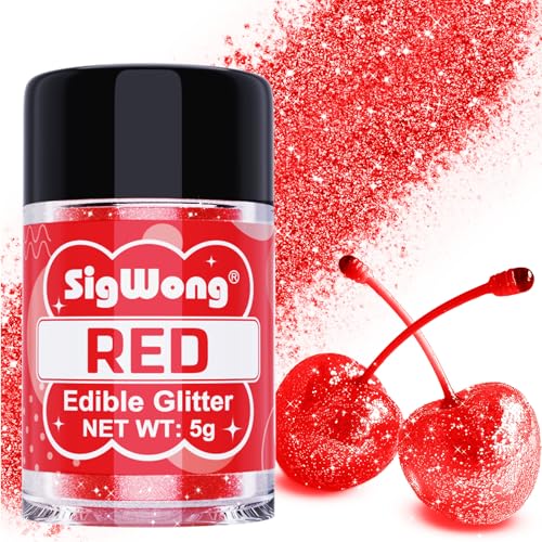 Red Edible Glitter