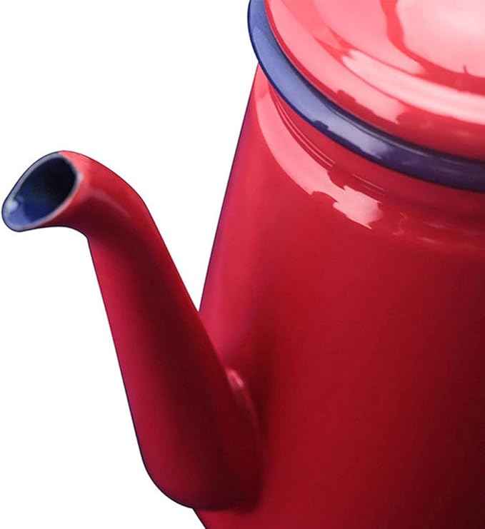 Grade Enamel Coffee Pot Pour Over Milk Water Jug Pitcher Barista Teapot Kettle For Gas Stove and Induction Cooker