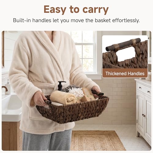 Wicker Baskets for Shelves (2 Count)