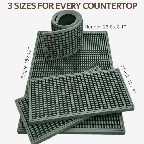 2 Pack Rubber Bar Mat