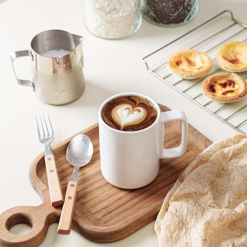Large 15 Ounces Porcelain Coffee Mug Tea Mugs Set of 6 (6 Count)