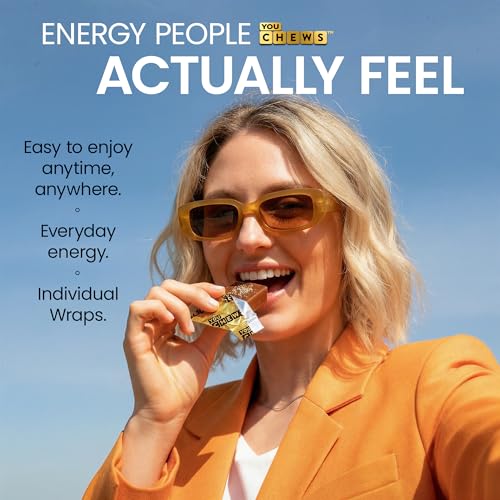 Coffee Chews Grab & Go Energy with 100mg per Chew of Clean (30 Count)