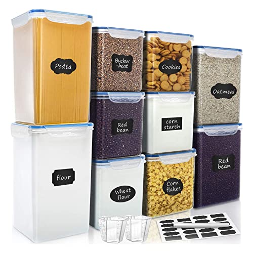 Large Tall Airtight Food Storage Containers (10 Count)