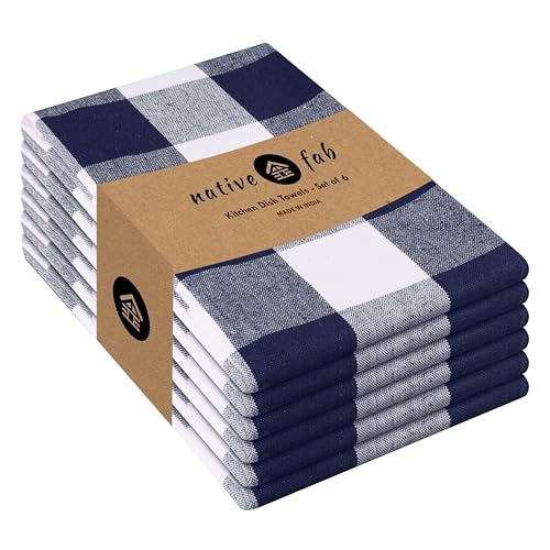 6 Pack Kitchen Towel with Hanging Loop 16x26 inches (6 Count)