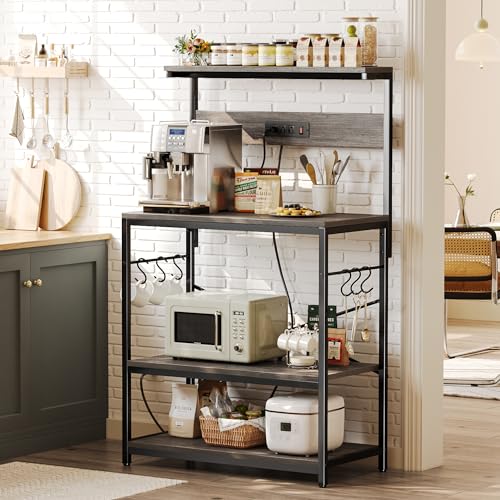 Bakers Rack with Power Outlets