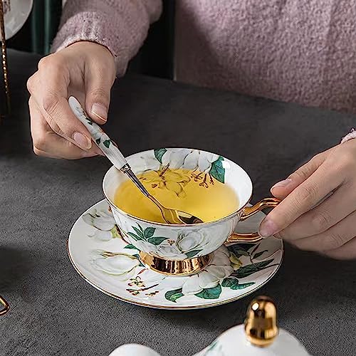 Chinese Bone China Coffee Tea Set