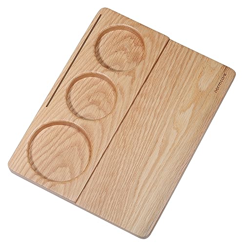 Tamping Mat Natural OAK Espresso Tamping Station