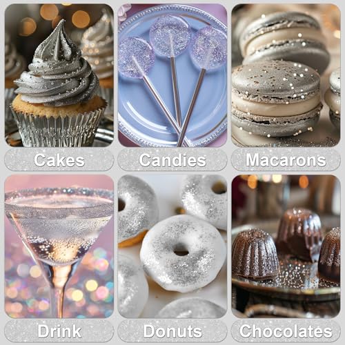 Silver Edible Glitter