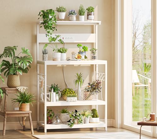 Bakers Rack with Power Outlets