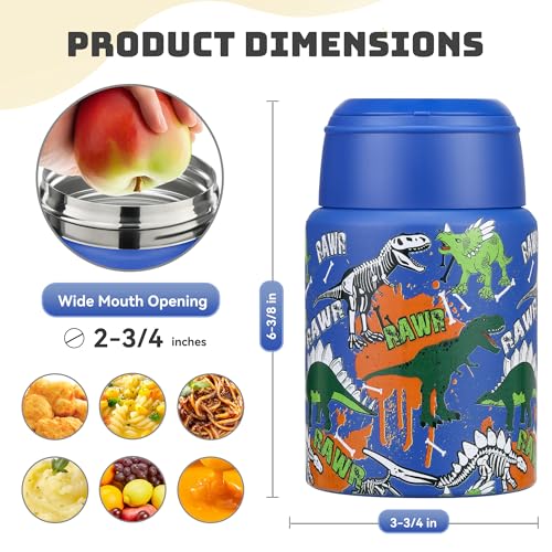 16oz Insulated Food Jar with Spoon