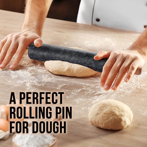 17 Inch Marble Rolling Pin With Stand