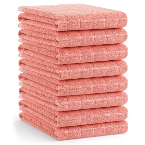100% Cotton Terry Kitchen Towels (8 Count)