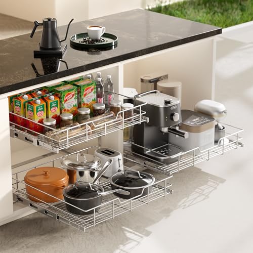 Pull Out Cabinet Organizer 24" W X 22" D
