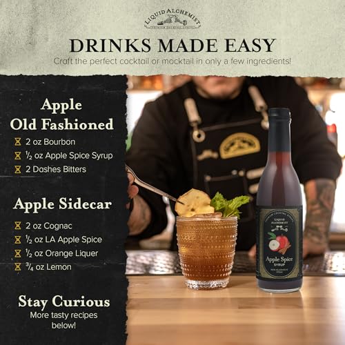 Apple Spice Syrup for Cocktails (38.1 Fl Oz)