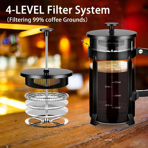 French Press Coffee Maker 304 Stainless Steel Coffee Press