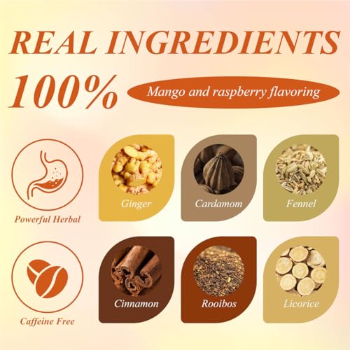Mango Ginger Tea Bags 100ct (100 Count)