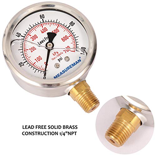 Lead Free Pressure Gauge