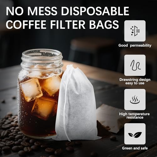 100 Pcs Cold Brew Bags 8x12 inch (100 Count)