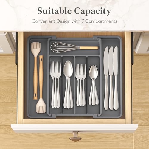 Expandable Silverware Drawer Organizer