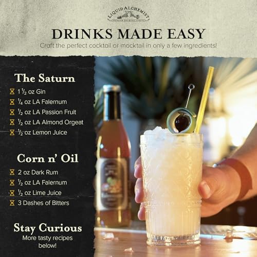 Falernum Syrup for Cocktails (12.7 Fl Oz)