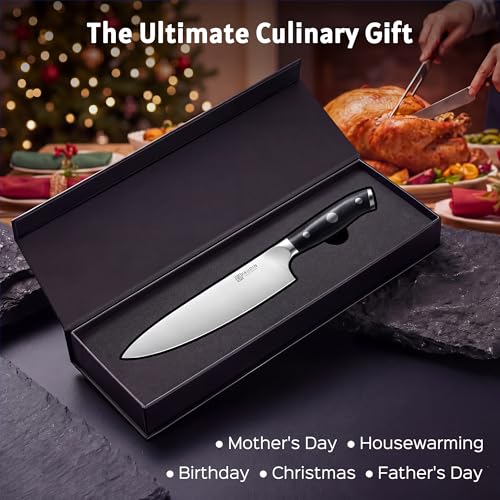 Chef Knife 8 Inch Professional Kitchen Knife Dishwasher Safe