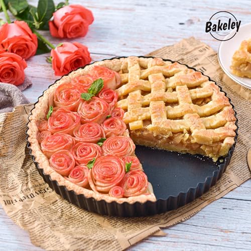 9 Inch Round Tart Pan with Loose Removable Bottom