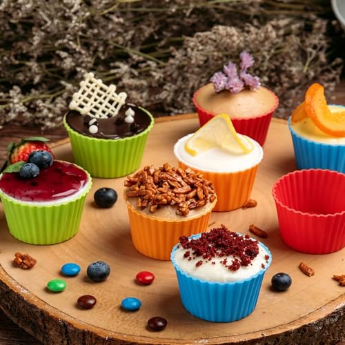 36Pcs Silicone Cupcake Liners