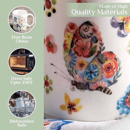 Coffee Mug with Handles Tea Cups