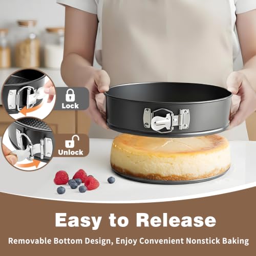 Nonstick 4 7 9 Inch Springform Pan Cheesecake Pan with Protector