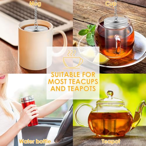6 Pack Tea Infusers for Loose Tea (6 Count)