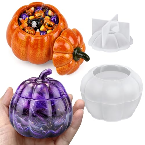 Resin Pumpkin Jar Mold
