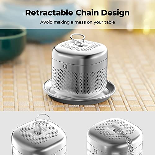 2 Pack 304 Stainless Steel Tea Infuser for Loose Leaf Tea (2 Count)