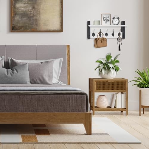 Coat Rack Wall Mount with Shelf