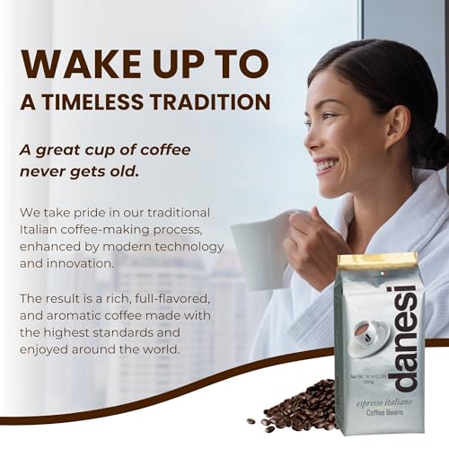 Danesi Caffe Gold Whole Bean Coffee (211.2 Ounce)