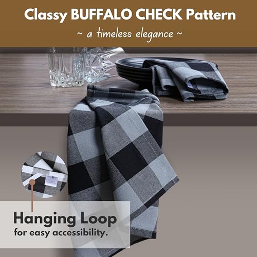 Buffalo Check Kitchen Dish Towels (4 Count)
