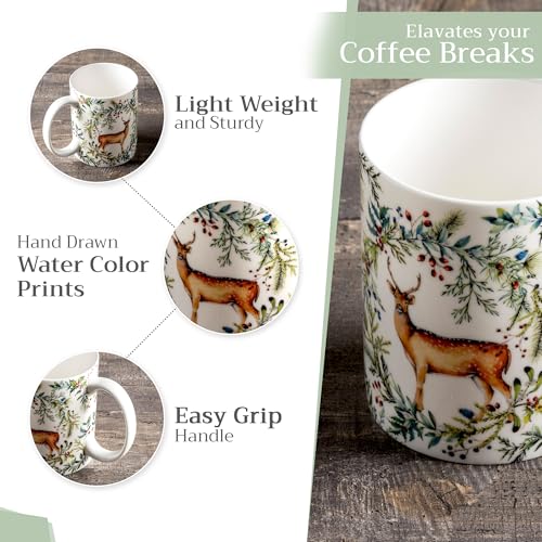 Coffee Mug with Handles Tea Cups