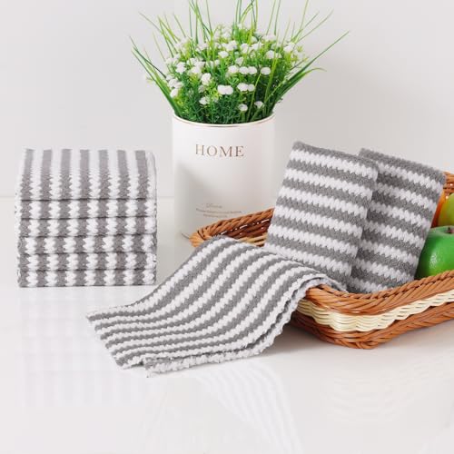 12 Pack Coral Velvet Dish Cloths (12 Count)