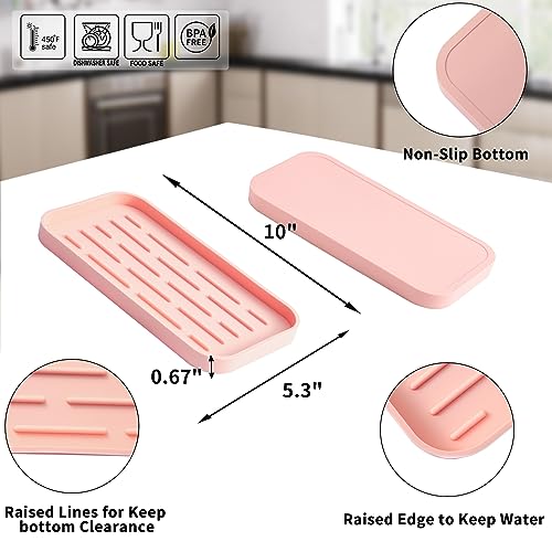 Silicone Kitchen Sink Organizer Tray for Multiple Usage