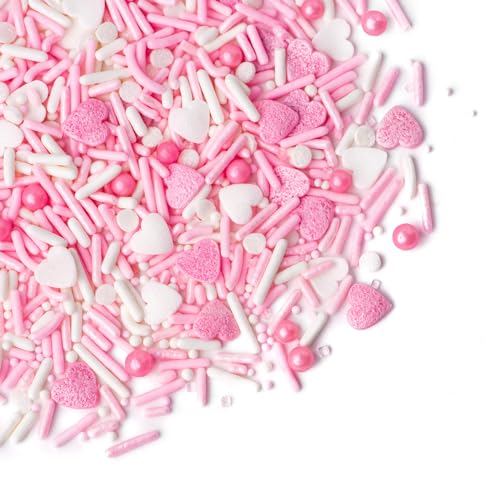 Valentines Day Heart Sprinkle Mix (4 Ounce)
