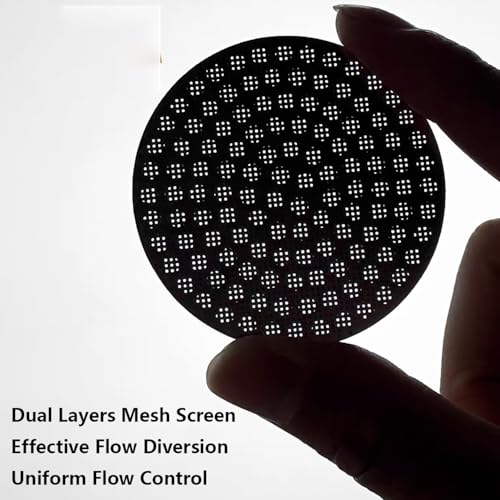 Puck Screen Reusable Mesh Coffee Filter for Espresso Portafilter Basket with Silent Puck Screen Ejector Coffee Grounds Remover Knock