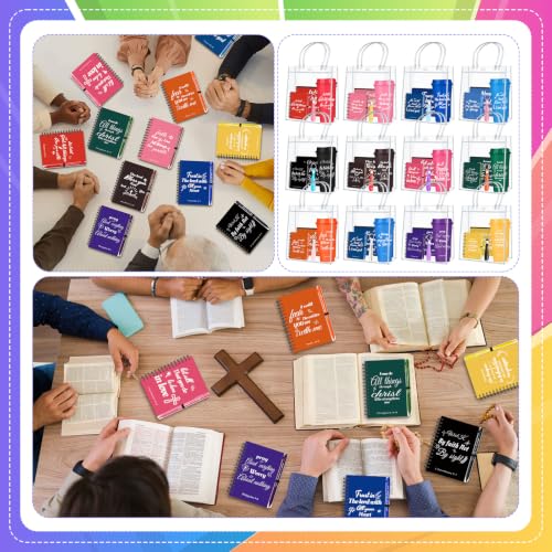12 Sets Christian Gifts Bulk for Women Inspirational Bible Verse Favors (72 Count)