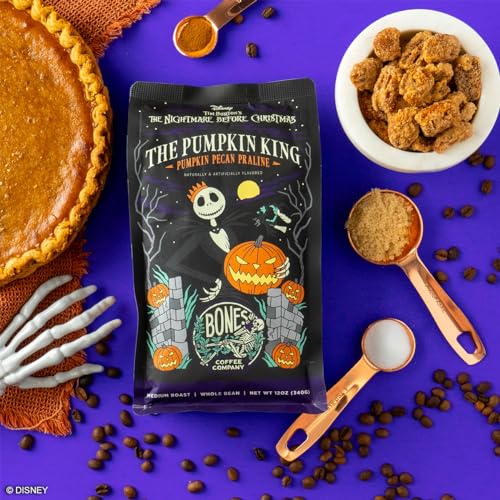 The Nightmare Before Christmas Pumpkin King Flavored Coffee Beans (12 Ounce)