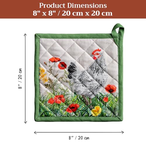 Pot Holders 100% Cotton Potholders (2 Count)