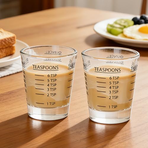 2 Pack Shot Glasses Measuring Cup (2 Count)