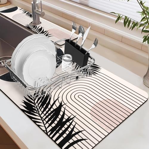 24.5" x 15.5" Dish Drying Mat & 24" x 5.5" Sink Splash Guard