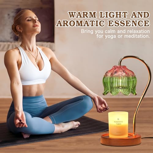 Glass Candle Warmer Lamp with Timer