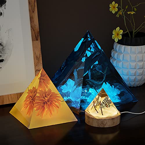 3 Pack Silicone Pyramid Molds