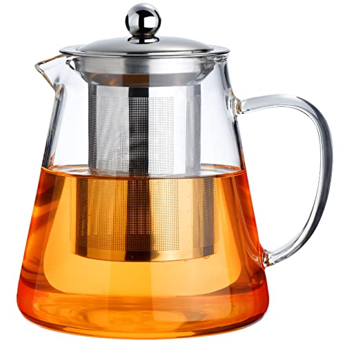 Glass Teapot Stovetop 18.6 OZ