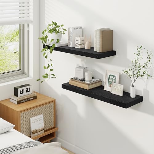 9.3Inch Deep Floating Shelves for Wall (2 Count)